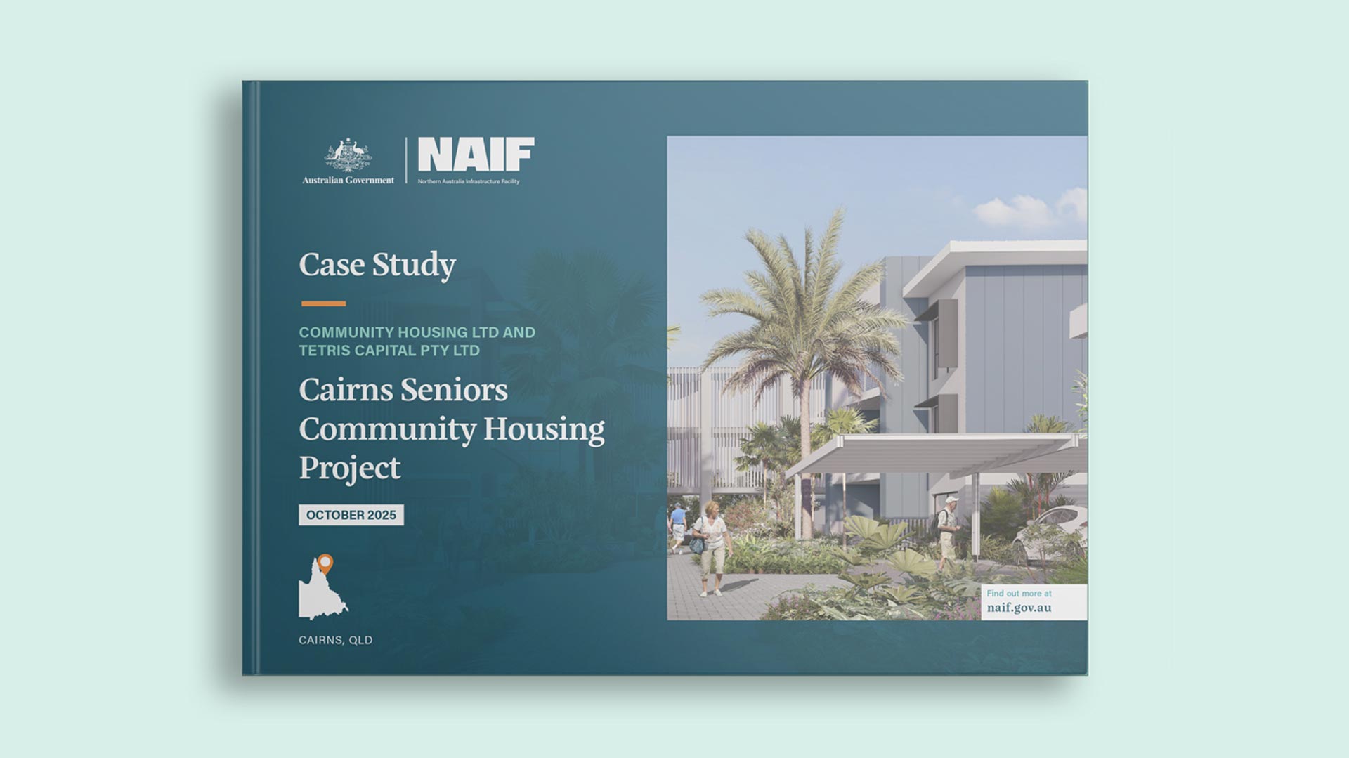 Cairns Seniors Community Housing Project Case Study Mockup