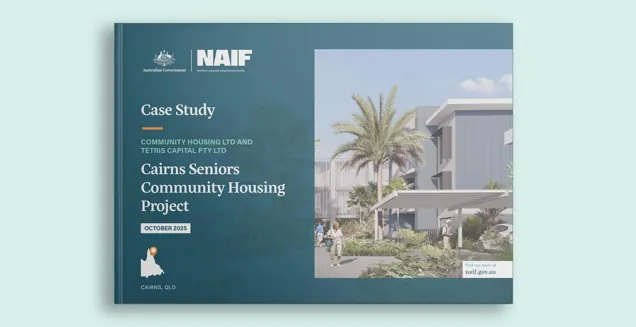 Cairns Seniors Community Housing Project Case Study Mockup