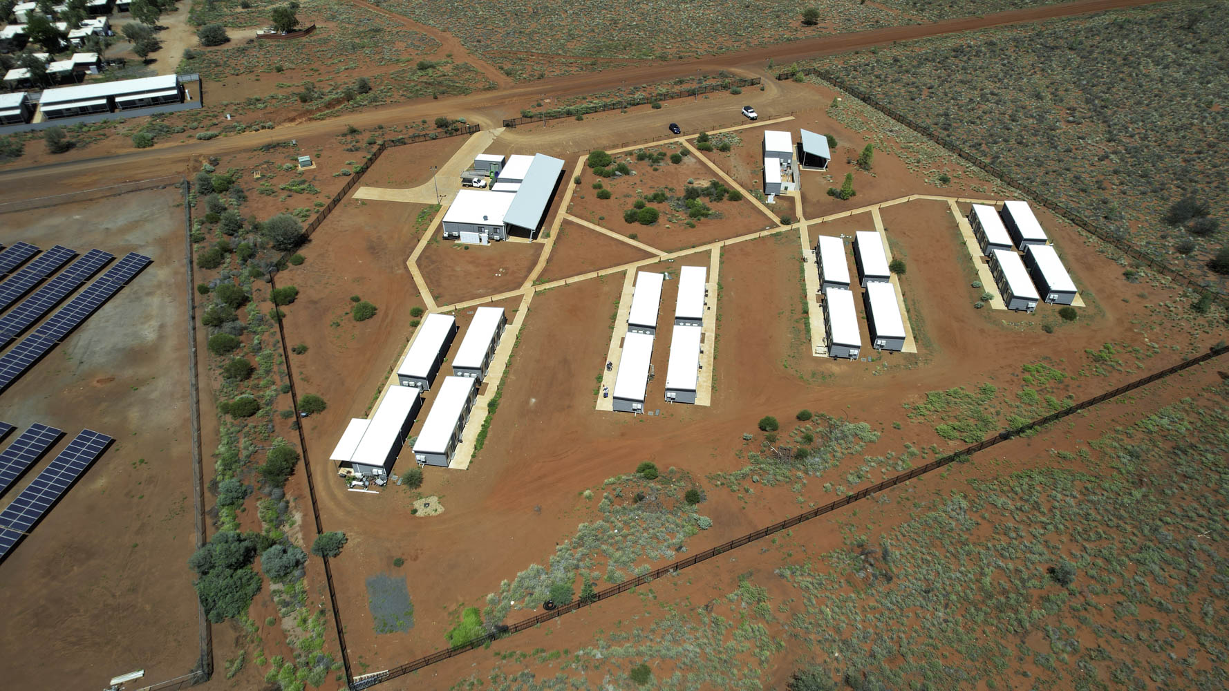 Voyages Indigenous Tourism Ayers Rock Resort Contractor Accommodation Facility Aerial View