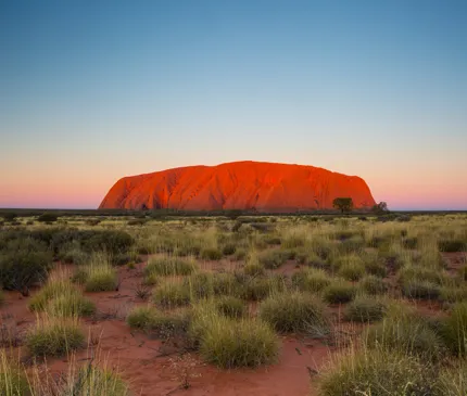 Uluru At Sunset