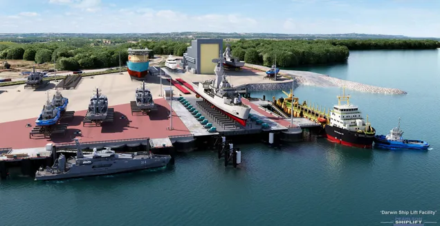 Darwin Shiplift Project - Photo credit: Pearlson Shiplift Corporation