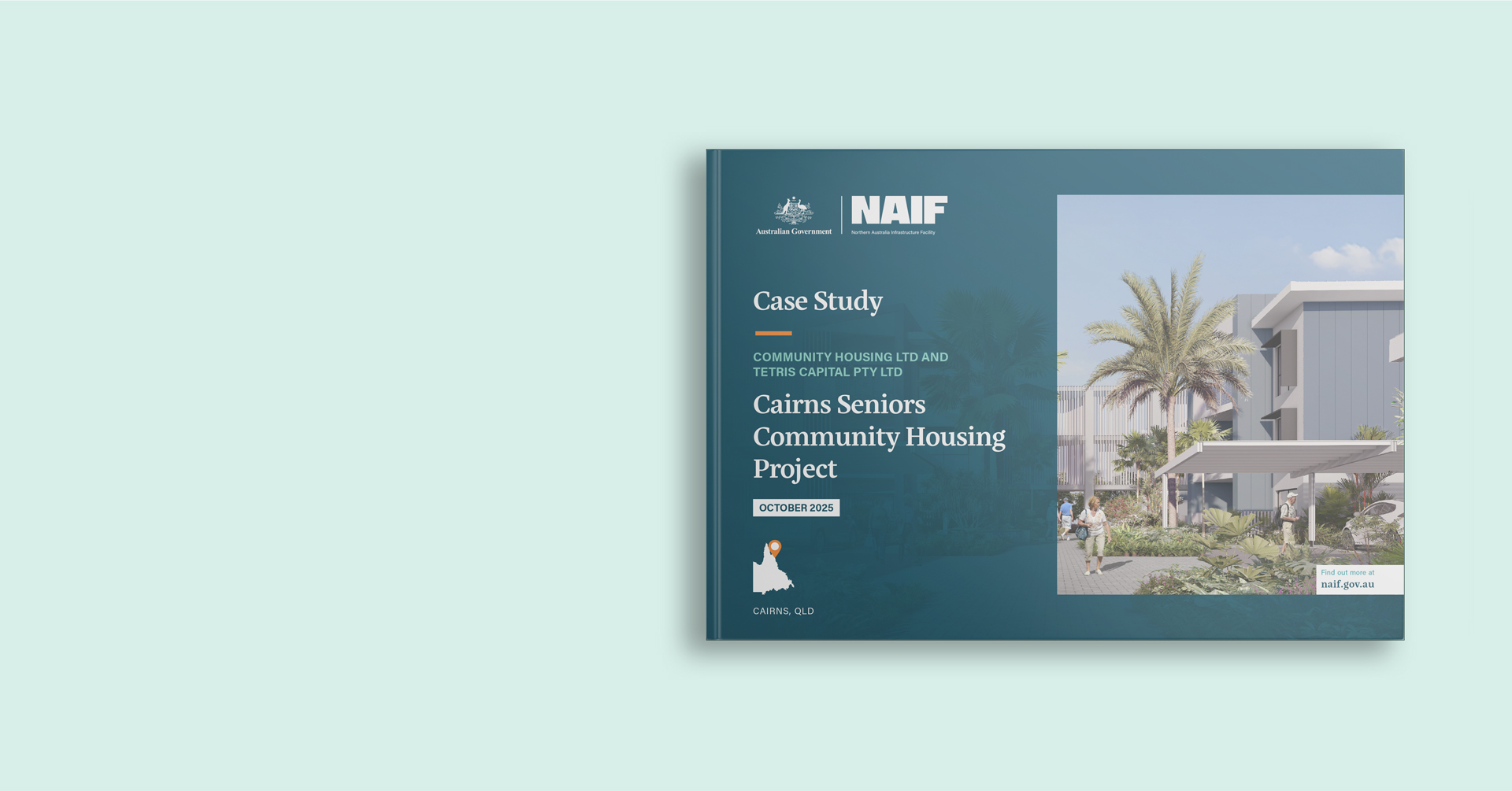 Cairns Seniors Community Housing Project Case Study Mockup